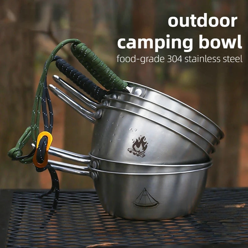 CampKitZone Sherpa Bowl Camping Cookware Set — Lightweight Outdoor Tableware for Hiking & Backpacking