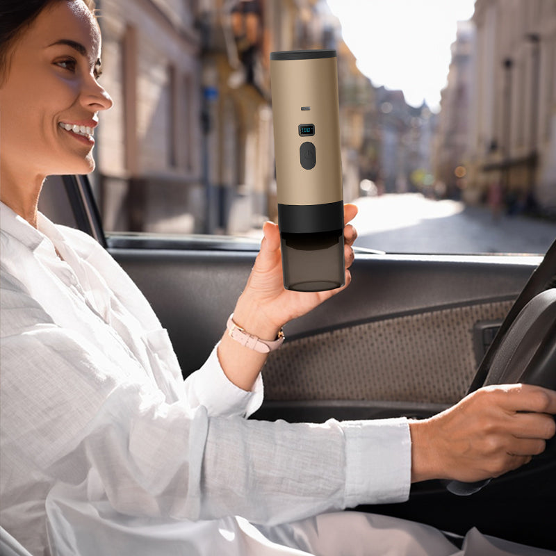 Portable Espresso Maker — Wireless, 3-in-1, Camp or Car
