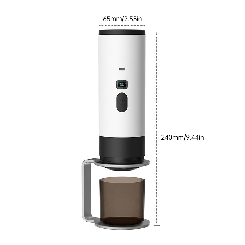 Portable Espresso Maker — Wireless, 3-in-1, Camp or Car