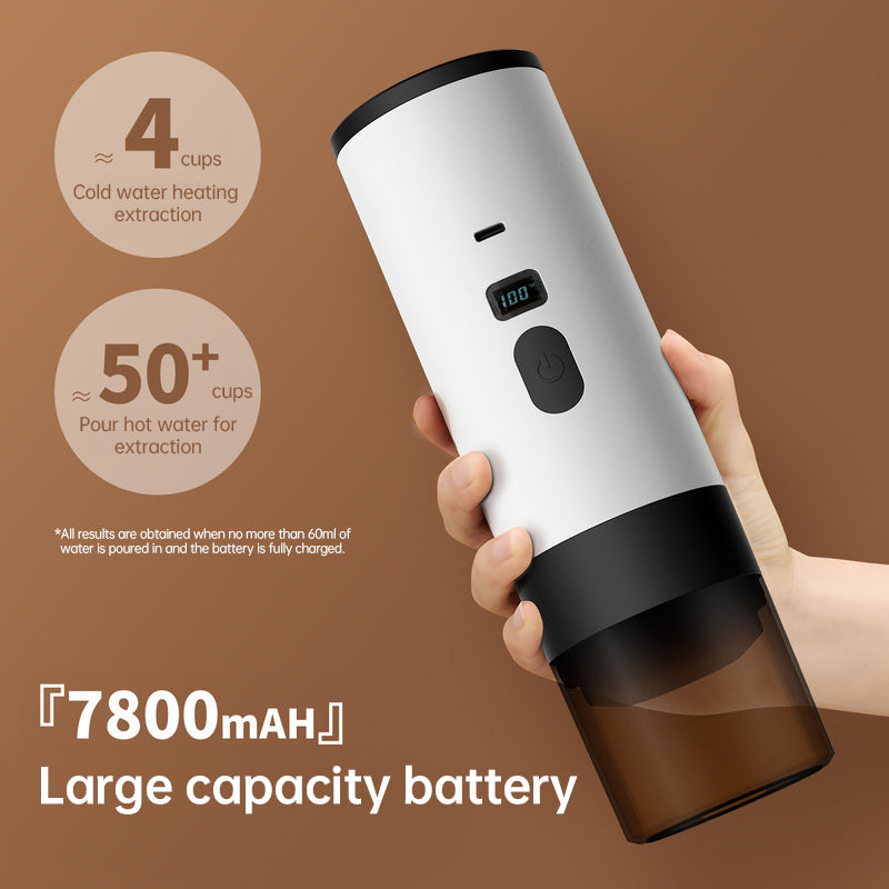 Portable Espresso Maker — Wireless, 3-in-1, Camp or Car