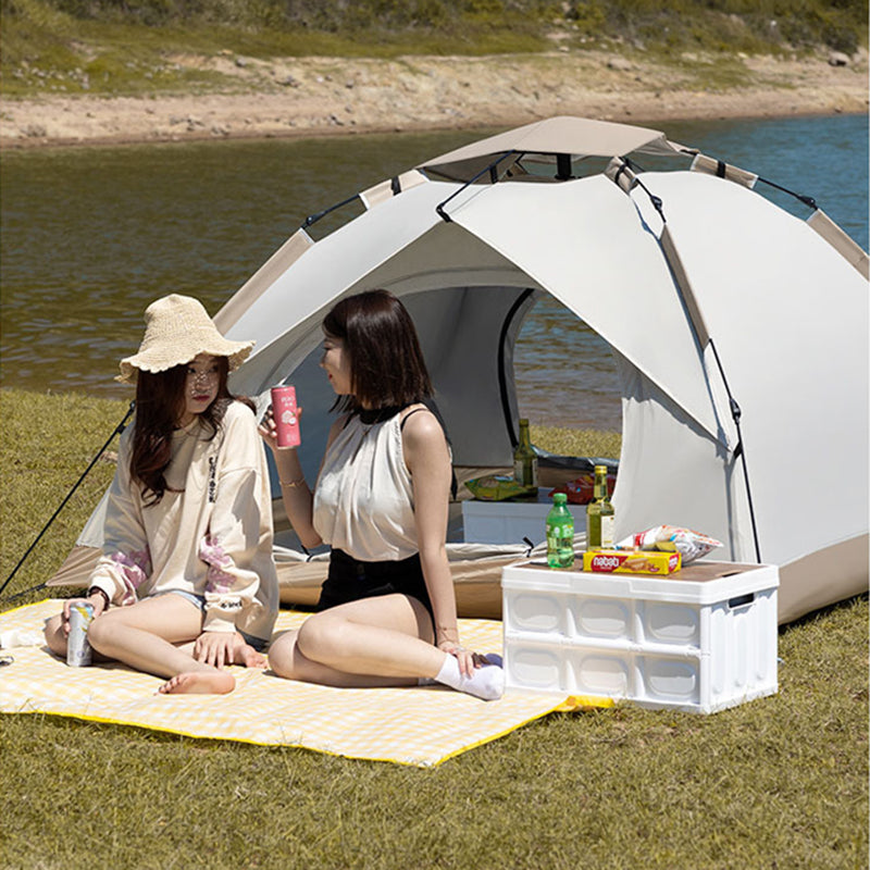 Quick-Open Camping Tent — Waterproof, 2-Door, UV Protection