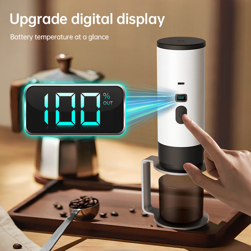 Portable Espresso Maker — Wireless, 3-in-1, Camp or Car