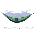 Anti-Mosquito Camping Hammock — 210T Nylon, 4 Colors