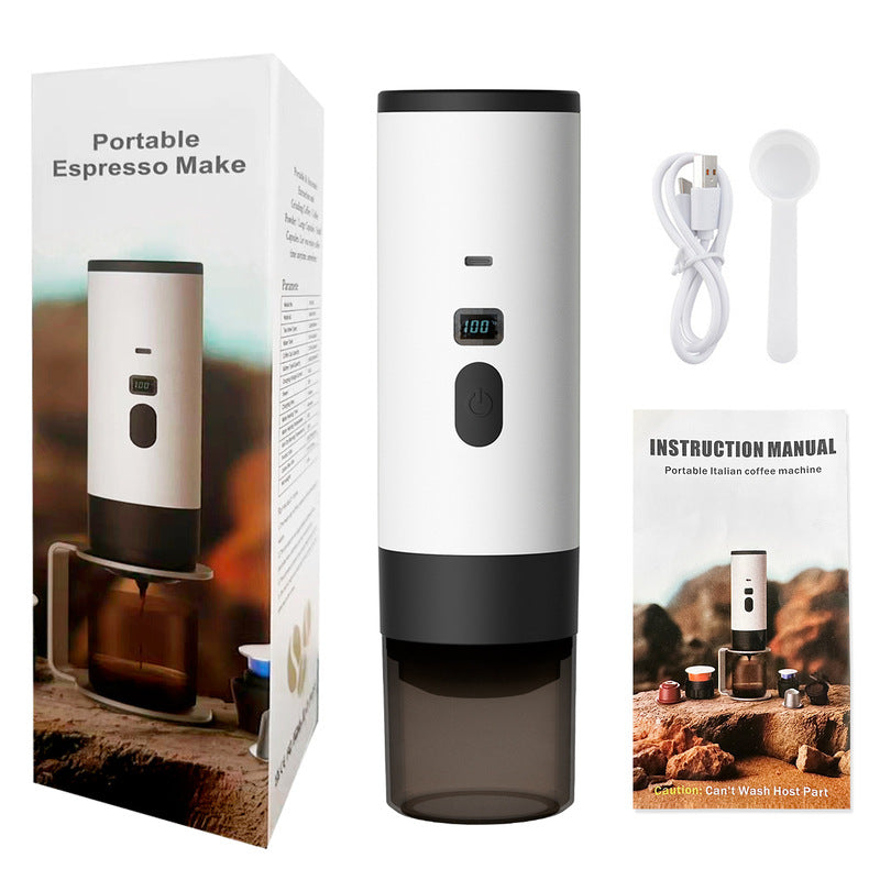 Portable Espresso Maker — Wireless, 3-in-1, Camp or Car