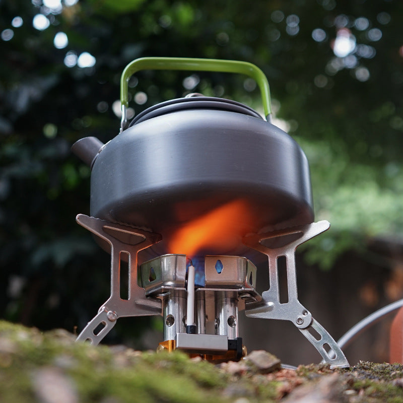 3-Head Windproof Camp Stove — Portable Gas Burner
