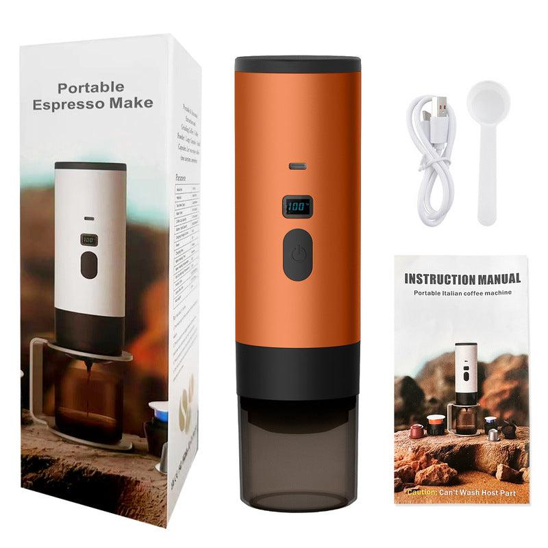 Portable Espresso Maker — Wireless, 3-in-1, Camp or Car