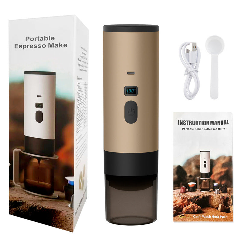 Portable Espresso Maker — Wireless, 3-in-1, Camp or Car