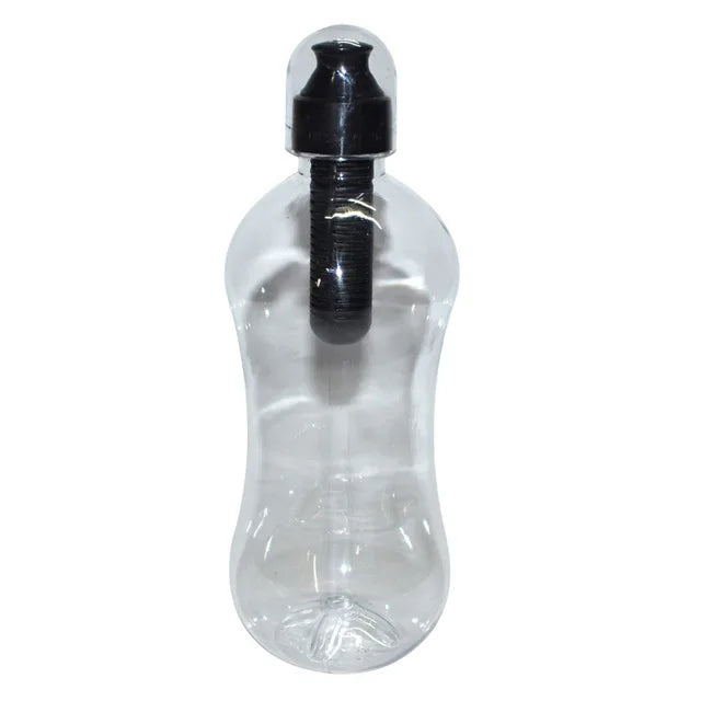550ML Filtered Water Bottle — Built-In Carbon Filter