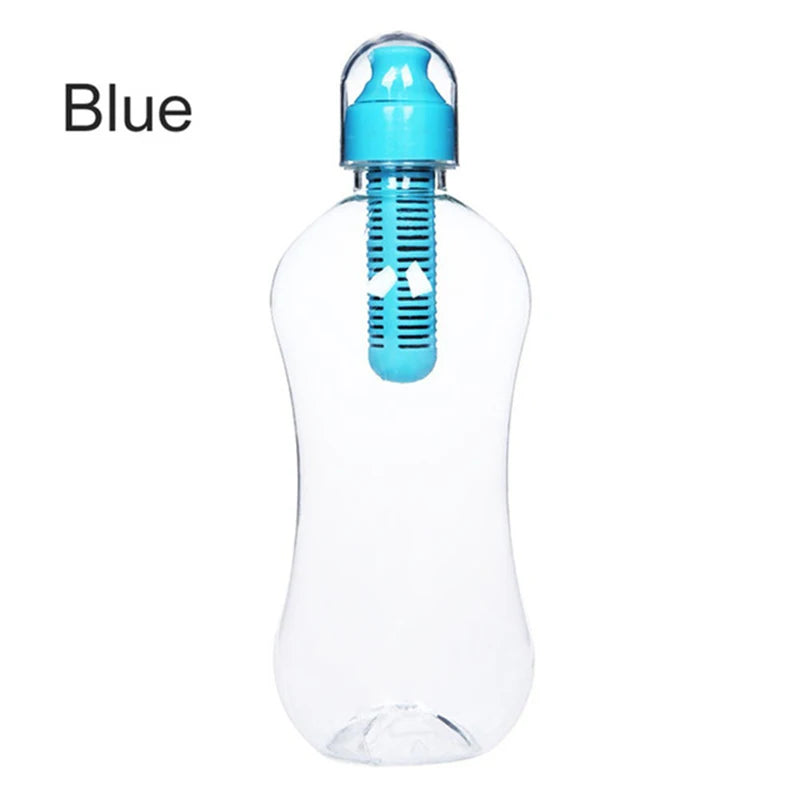 550ML Filtered Water Bottle — Built-In Carbon Filter